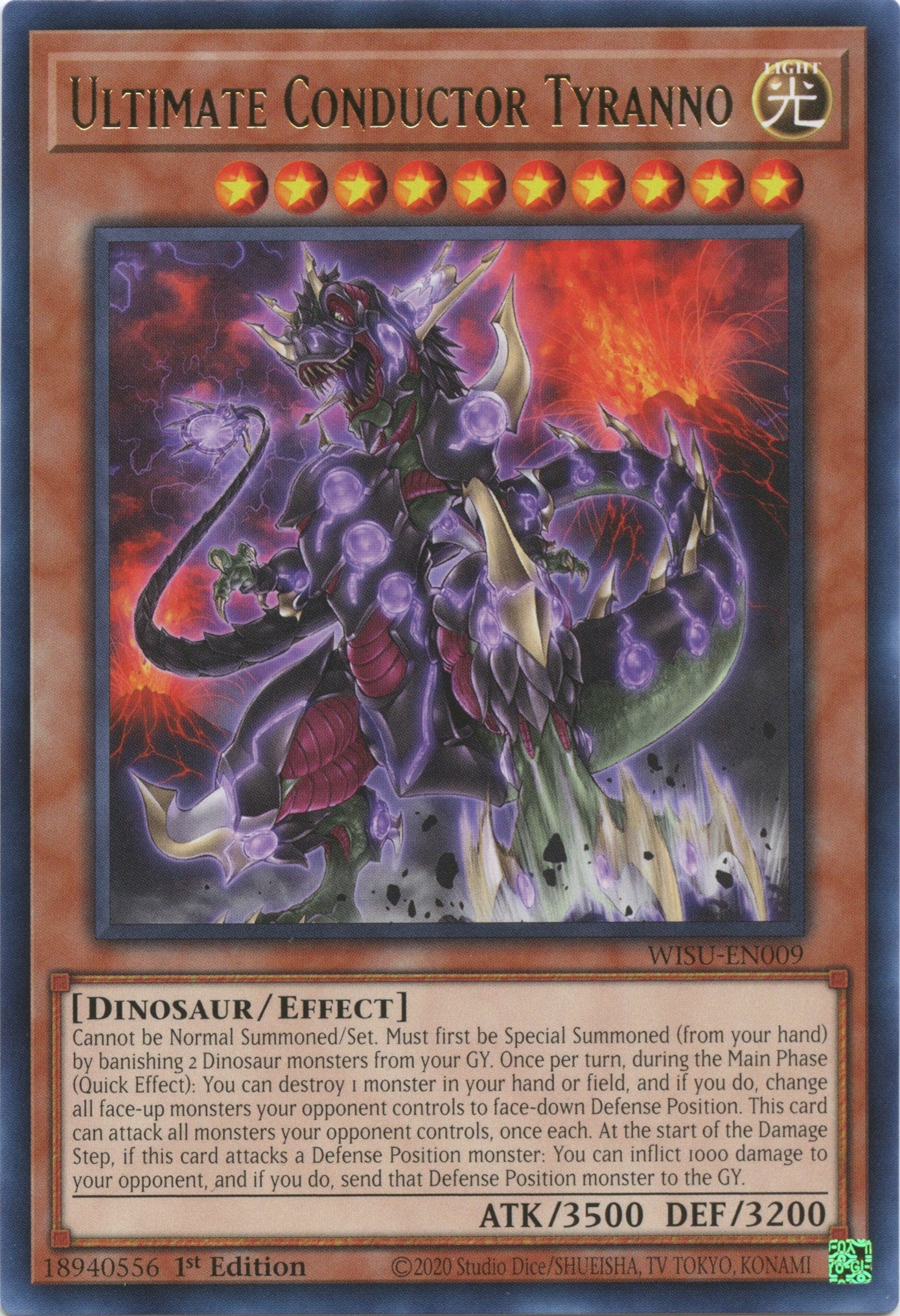 Ultimate Conductor Tyranno [WISU-EN009] Rare | Amazing Games TCG