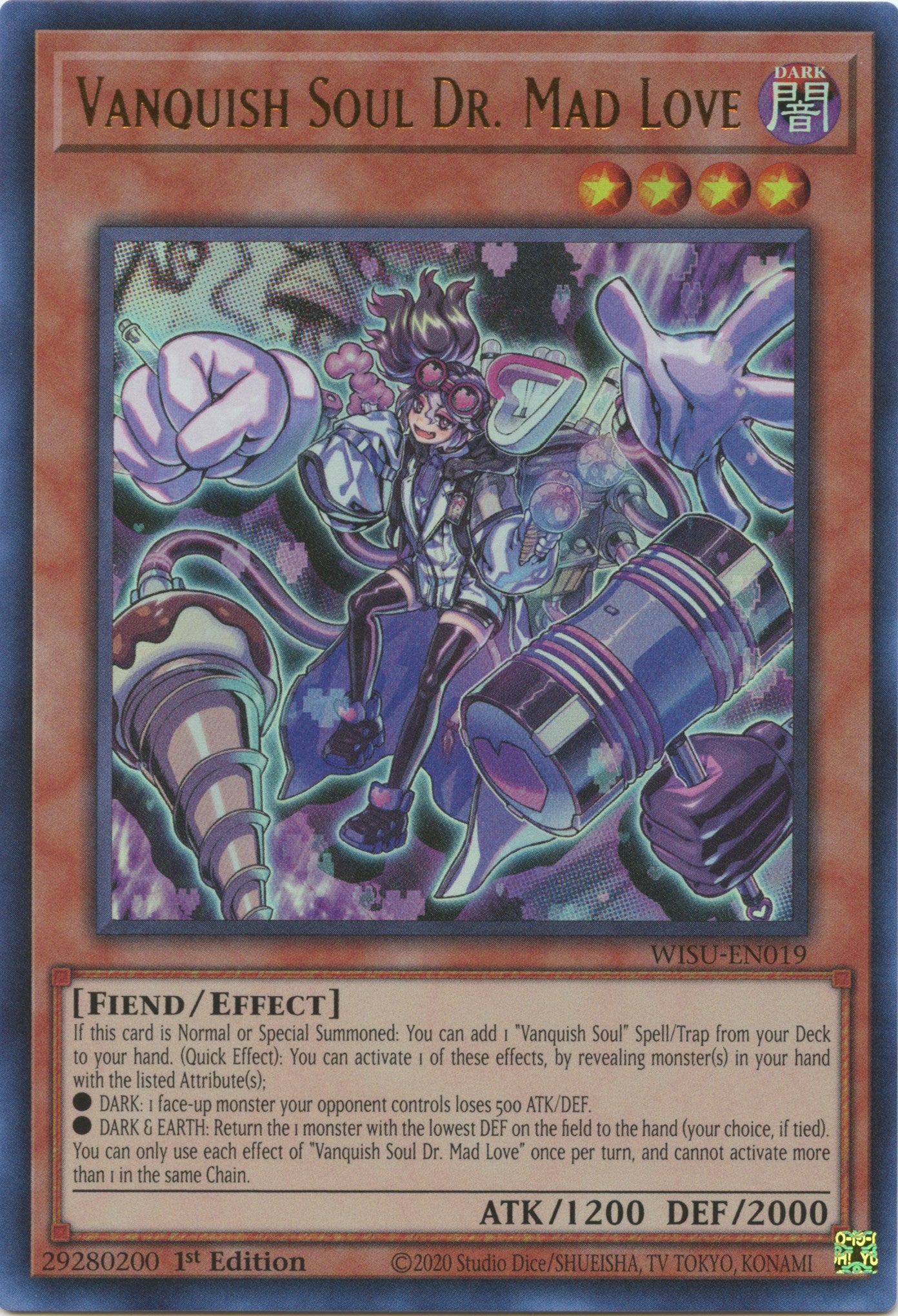 Vanquish Soul Dr. Mad Love [WISU-EN019] Ultra Rare | Amazing Games TCG