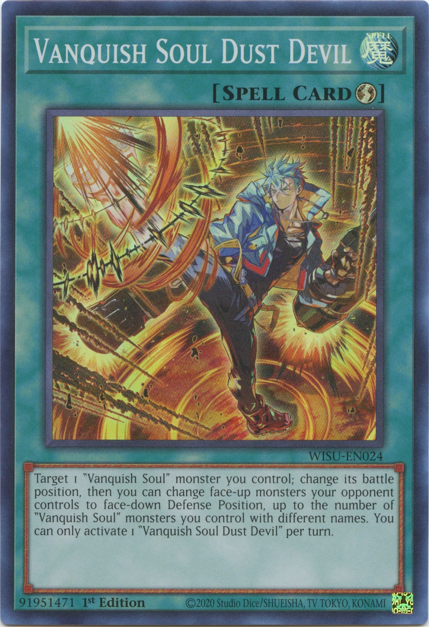 Vanquish Soul Dust Devil [WISU-EN024] Super Rare | Amazing Games TCG