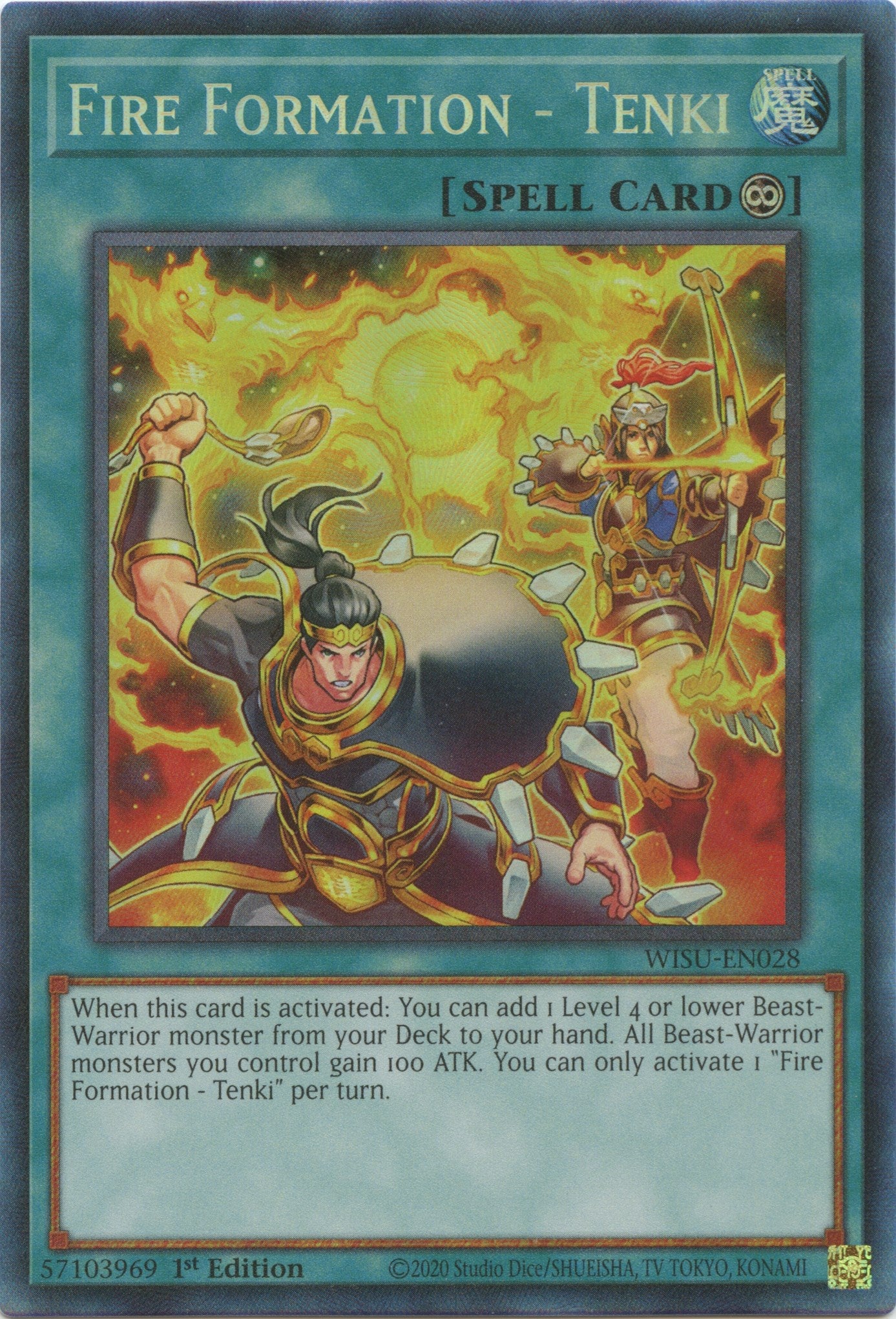 Fire Formation - Tenki [WISU-EN028] Collector's Rare | Amazing Games TCG