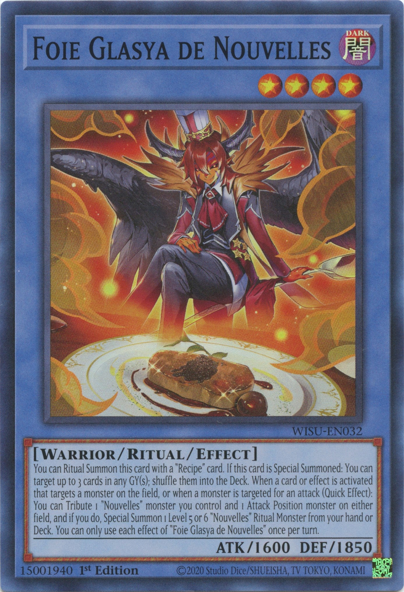 Foie Glasya de Nouvelles [WISU-EN032] Super Rare | Amazing Games TCG