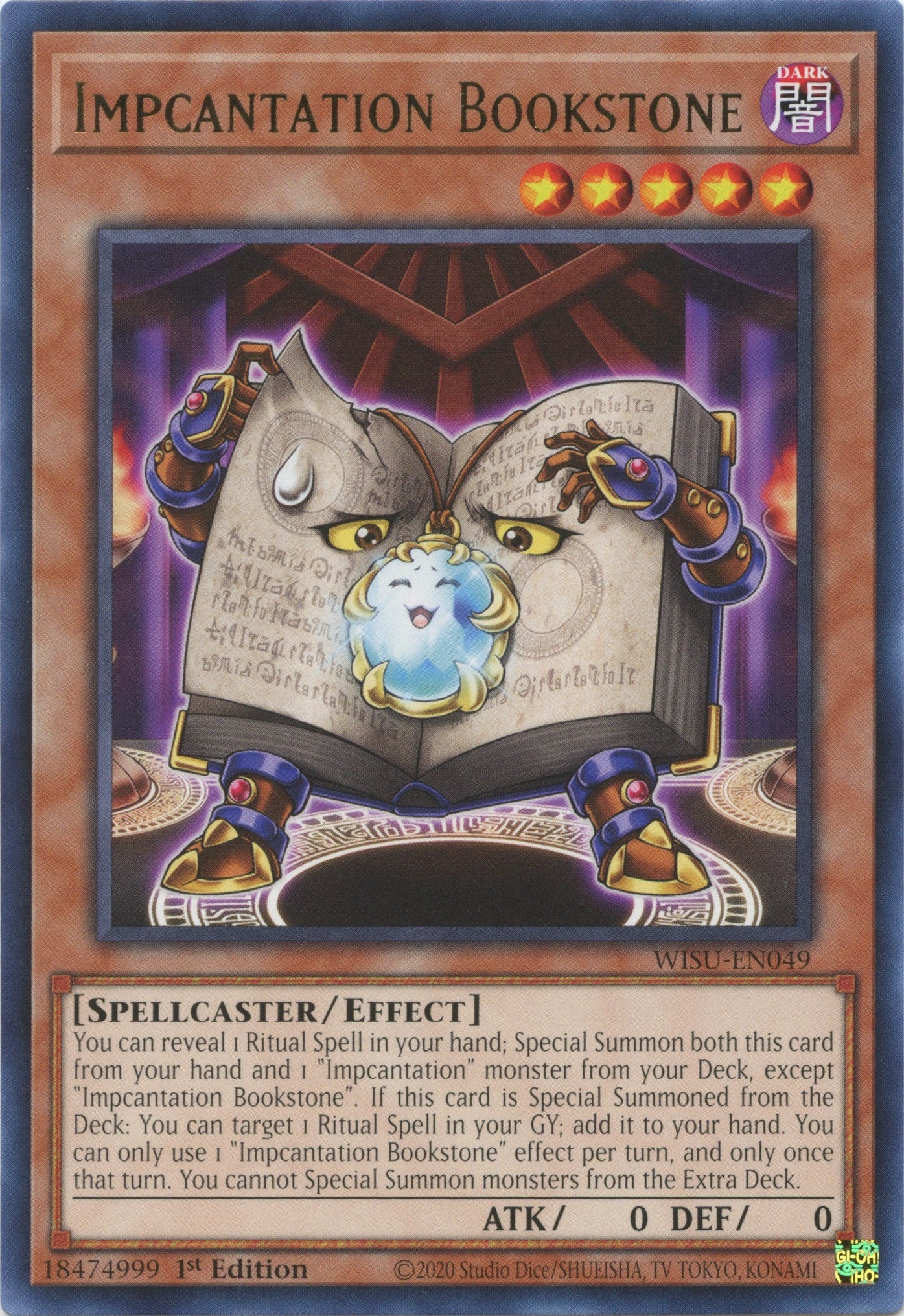 Impcantation Bookstone [WISU-EN049] Rare | Amazing Games TCG