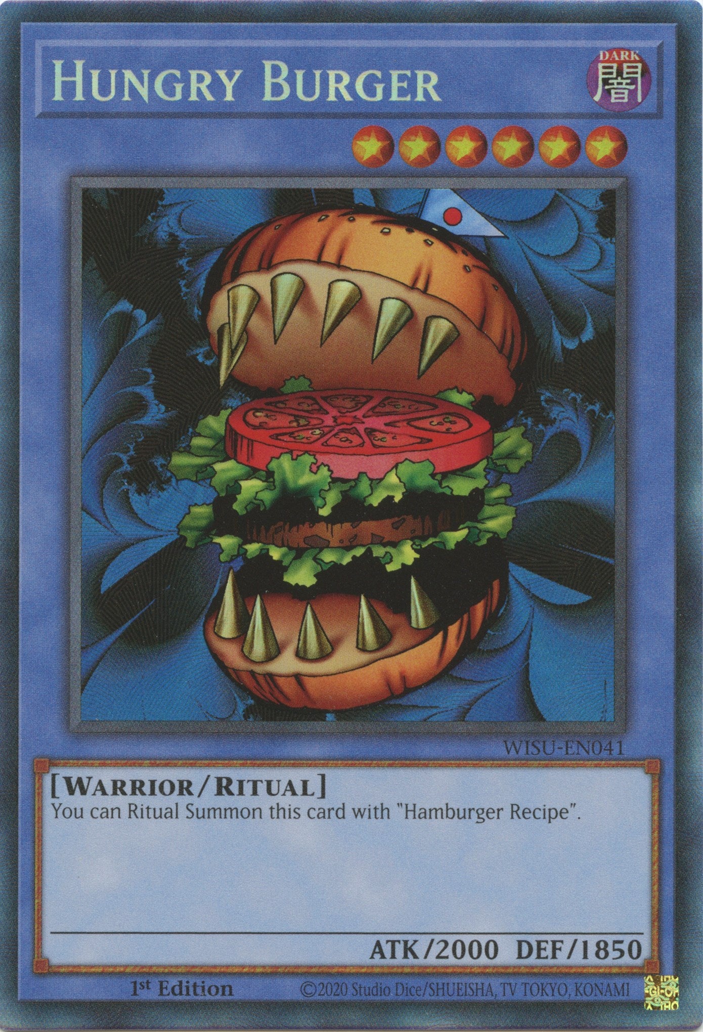 Hungry Burger [WISU-EN041] Collector's Rare | Amazing Games TCG