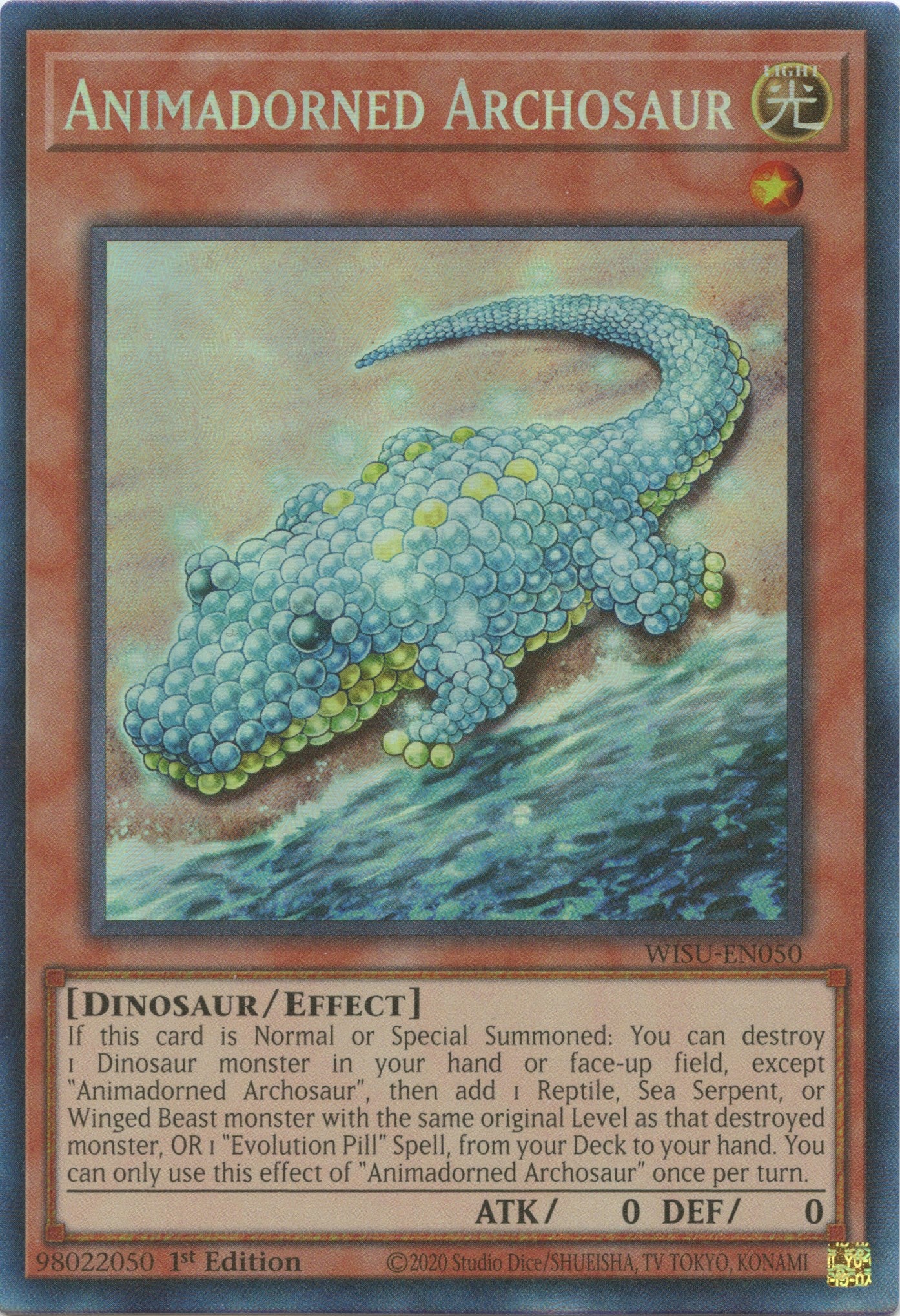 Animadorned Archosaur [WISU-EN050] Collector's Rare | Amazing Games TCG