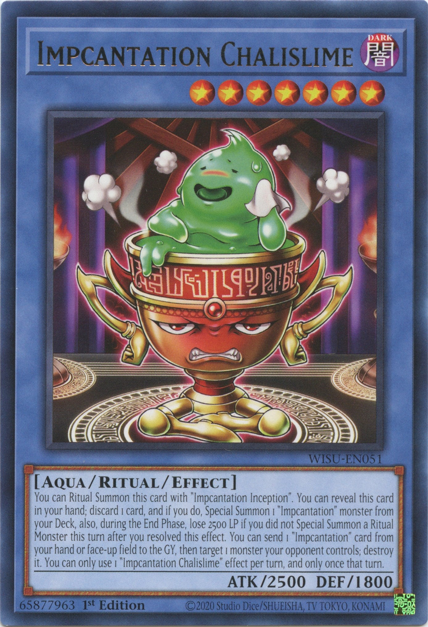 Impcantation Chalislime [WISU-EN051] Rare | Amazing Games TCG