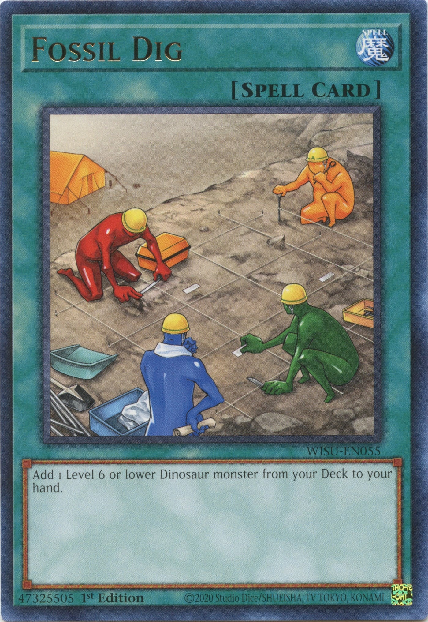 Fossil Dig [WISU-EN055] Rare | Amazing Games TCG