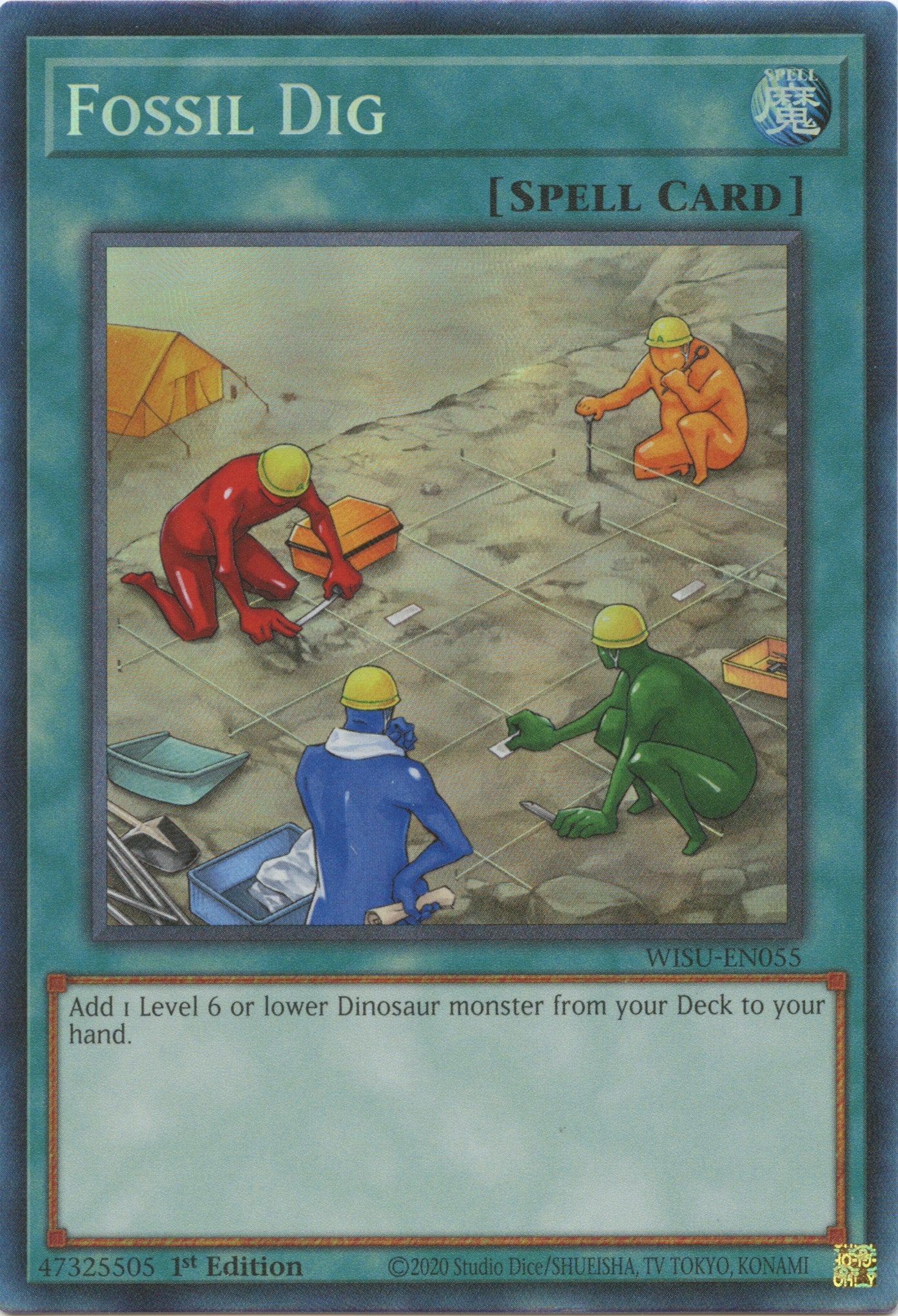 Fossil Dig [WISU-EN055] Collector's Rare | Amazing Games TCG