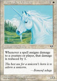 Benevolent Unicorn [Mirage] | Amazing Games TCG