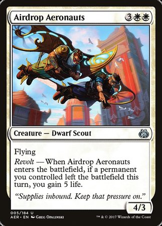 Airdrop Aeronauts [Aether Revolt] | Amazing Games TCG