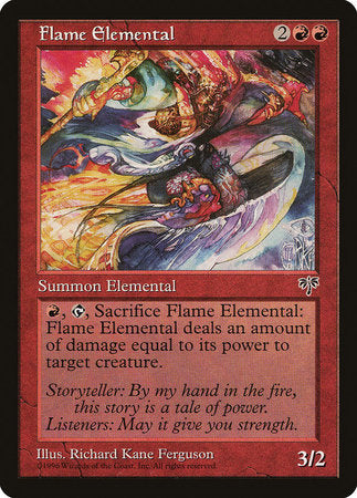 Flame Elemental [Mirage] | Amazing Games TCG