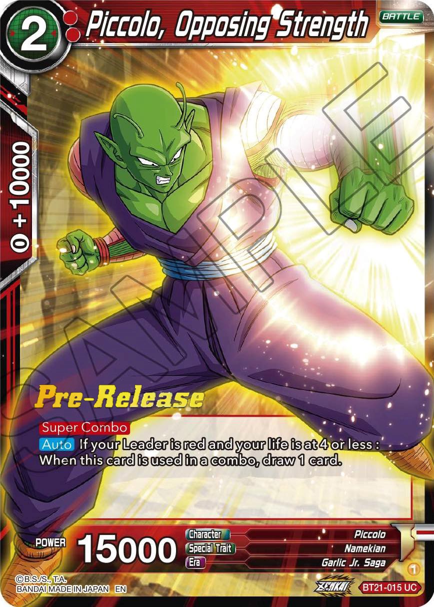Piccolo, Opposing Strength (BT21-015) [Wild Resurgence Pre-Release Cards] | Amazing Games TCG
