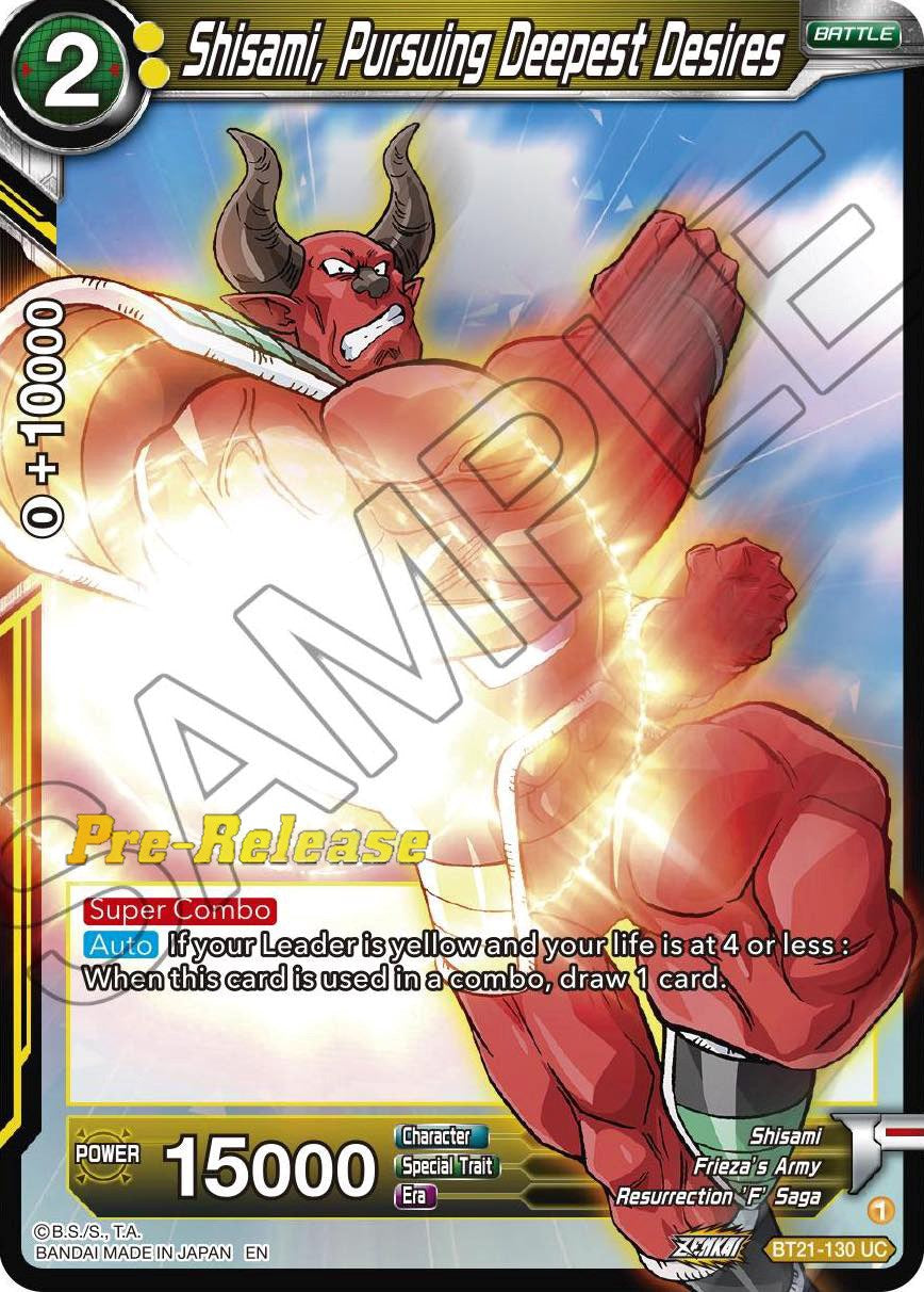 Shisami, Pursuing Deepest Desires (BT21-130) [Wild Resurgence Pre-Release Cards] | Amazing Games TCG