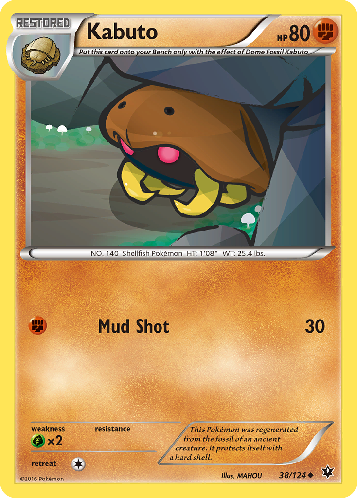 Kabuto (38/124) [XY: Fates Collide] | Amazing Games TCG