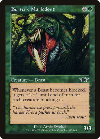 Berserk Murlodont [Legions] | Amazing Games TCG