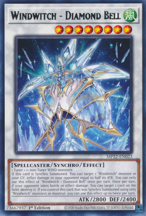 Windwitch - Diamond Bell [MP22-EN023] Rare | Amazing Games TCG