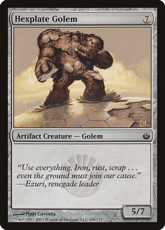 Hexplate Golem [Mirrodin Besieged] | Amazing Games TCG