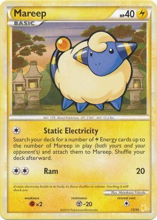 Mareep (13/30) [HeartGold & SoulSilver: Trainer Kit - Raichu] | Amazing Games TCG