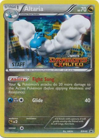 Altaria (BW48) (Staff Prerelease Promo) [Black & White: Black Star Promos] | Amazing Games TCG