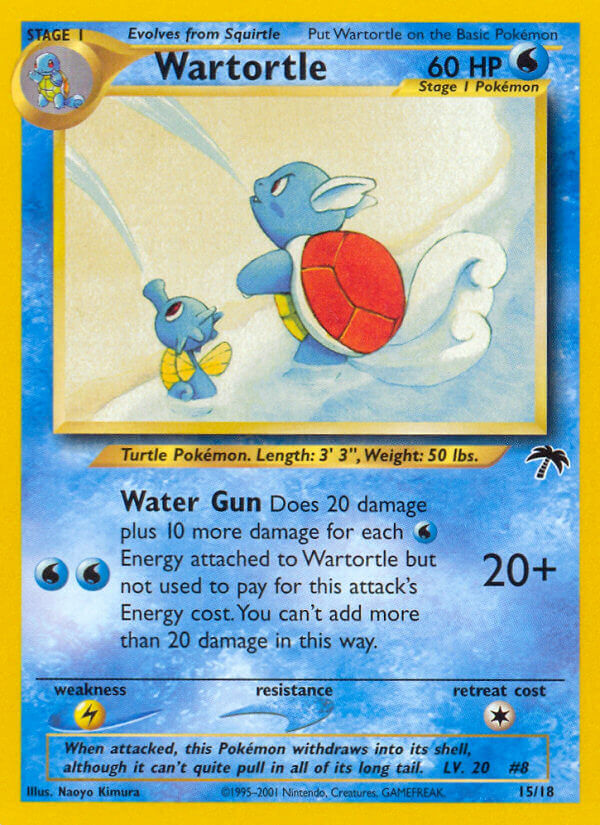 Wartortle (15/18) [Southern Islands] | Amazing Games TCG