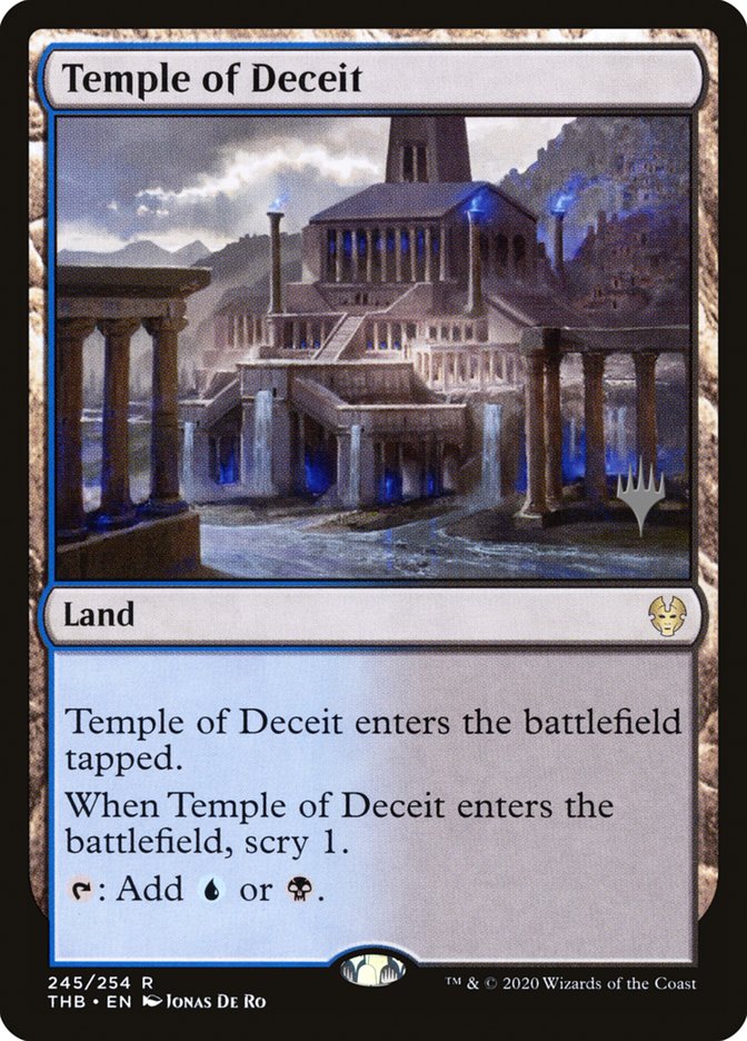 Temple of Deceit (Promo Pack) [Theros Beyond Death Promos] | Amazing Games TCG