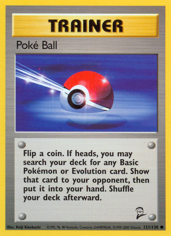 Poke Ball (121/130) [Base Set 2] | Amazing Games TCG