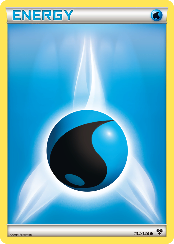 Water Energy (134/146) [XY: Base Set] | Amazing Games TCG