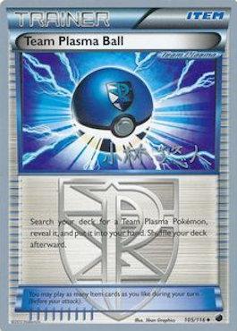 Team Plasma Ball (105/116) (Plasma Power - Haruto Kobayashi) [World Championships 2014] | Amazing Games TCG