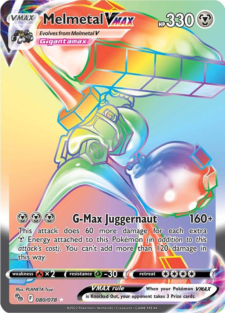 Melmetal VMAX (080/078) [Pokémon GO] | Amazing Games TCG