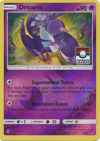 Oricorio (56/145) (League Promo) [Sun & Moon: Guardians Rising] | Amazing Games TCG