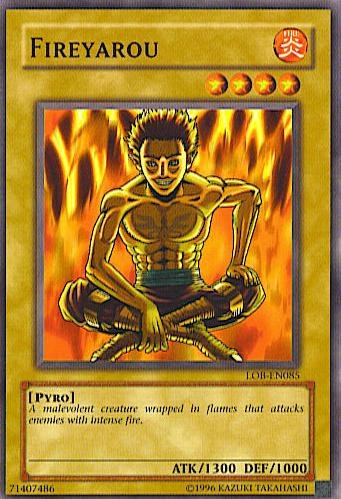 Fireyarou [LOB-EN085] Common | Amazing Games TCG