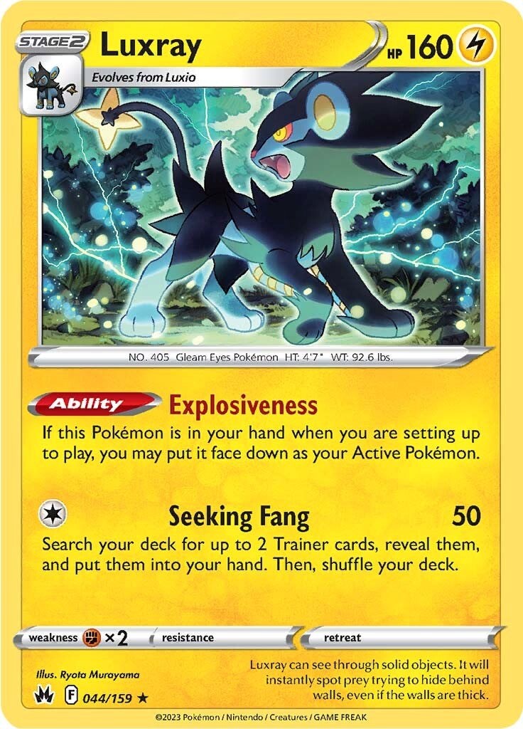 Luxray (044/159) (44) [Sword & Shield: Crown Zenith] | Amazing Games TCG