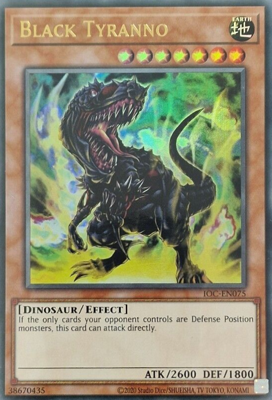 Black Tyranno (25th Anniversary) [IOC-EN075] Ultra Rare | Amazing Games TCG