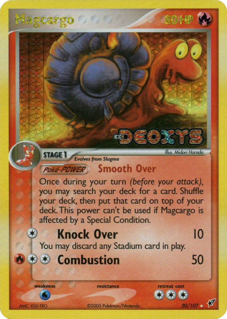 Magcargo (20/107) (Stamped) [EX: Deoxys] | Amazing Games TCG