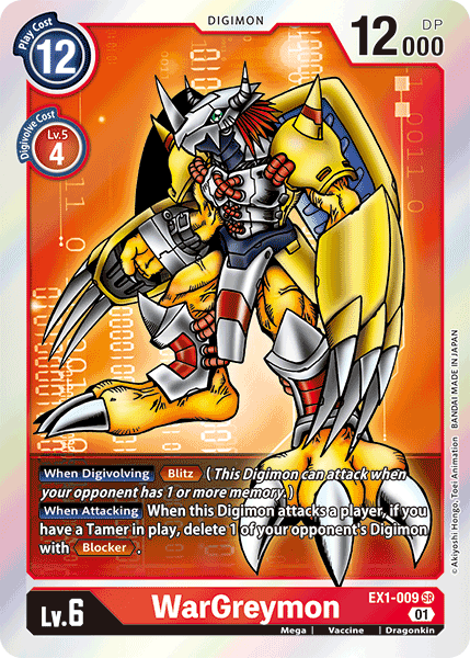 WarGreymon [EX1-009] [Classic Collection] | Amazing Games TCG