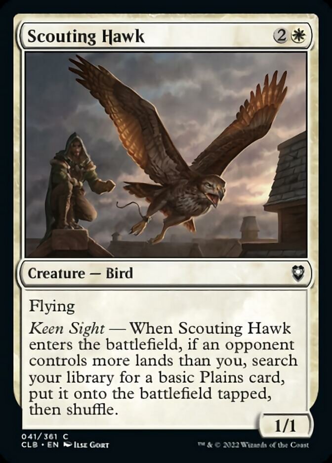 Scouting Hawk [Commander Legends: Battle for Baldur's Gate] | Amazing Games TCG