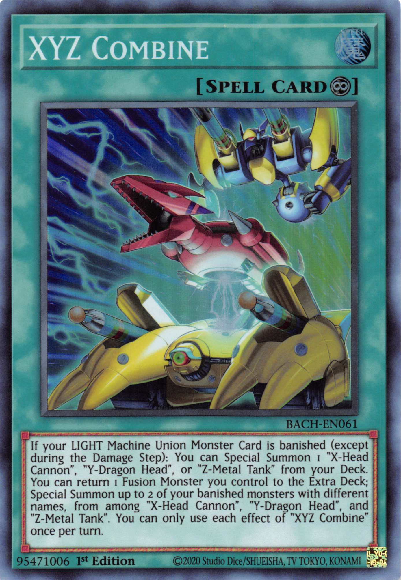 XYZ Combine [BACH-EN061] Super Rare | Amazing Games TCG