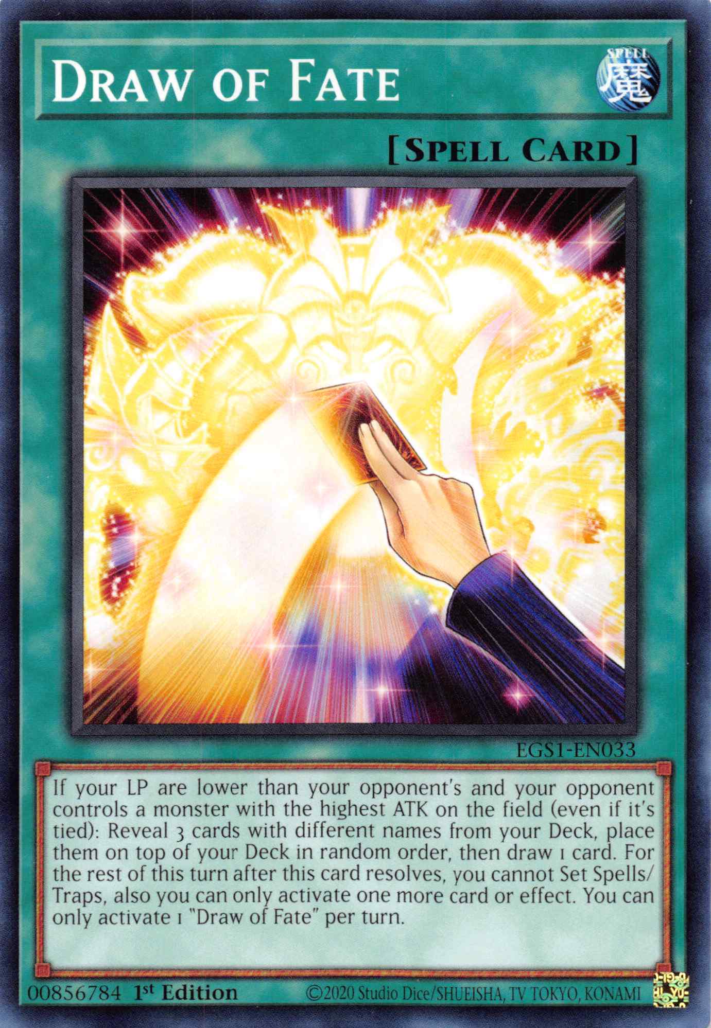 Draw of Fate [EGS1-EN033] Common | Amazing Games TCG