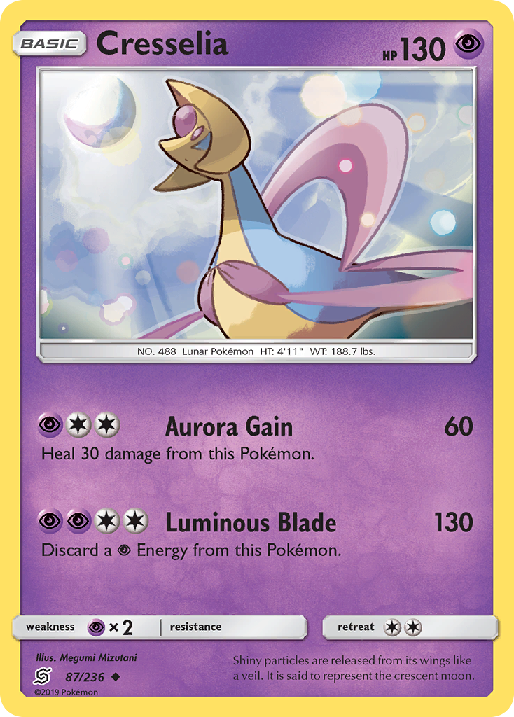 Cresselia (87/236) [Sun & Moon: Unified Minds] | Amazing Games TCG