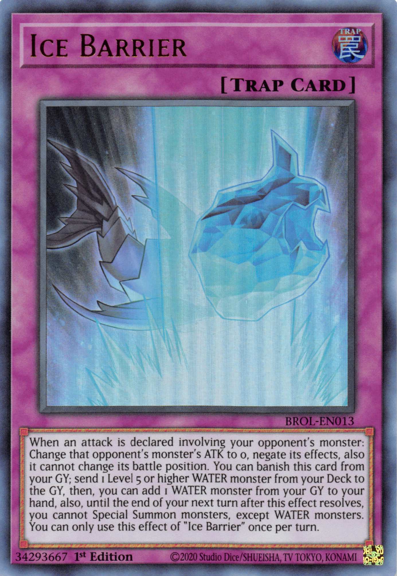 Ice Barrier [BROL-EN013] Ultra Rare | Amazing Games TCG