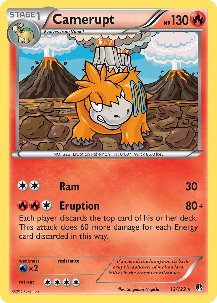 Camerupt (13/122) [XY: BREAKpoint] | Amazing Games TCG