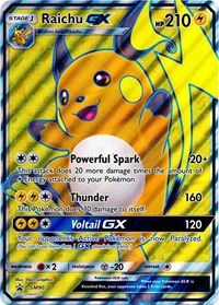 Raichu GX (SM90) (Jumbo Card) [Sun & Moon: Black Star Promos] | Amazing Games TCG