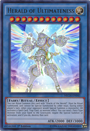 Herald of Ultimateness [NECH-EN045] Ultra Rare | Amazing Games TCG