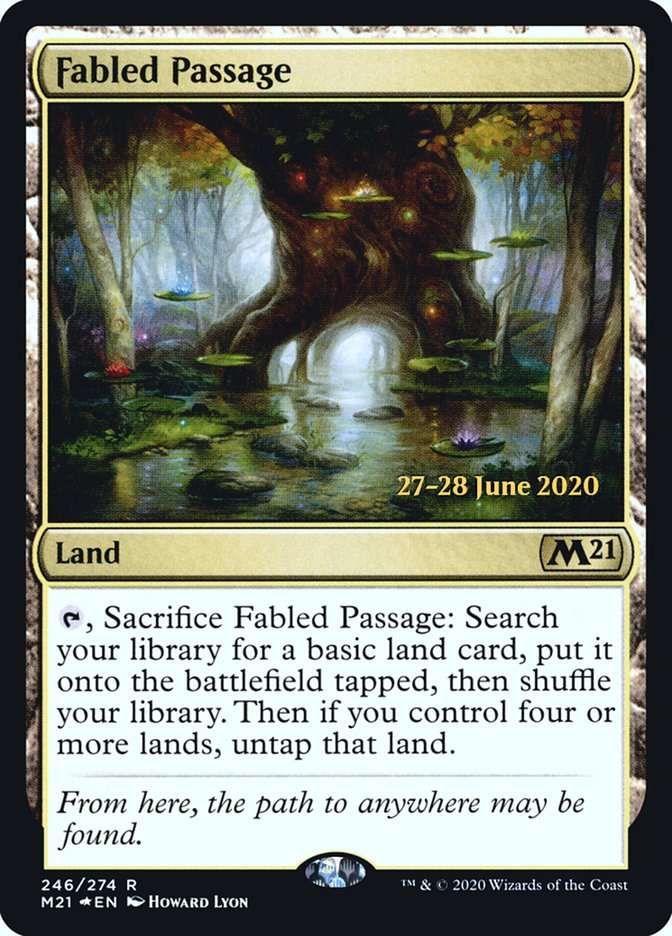 Fabled Passage  [Core Set 2021 Prerelease Promos] | Amazing Games TCG