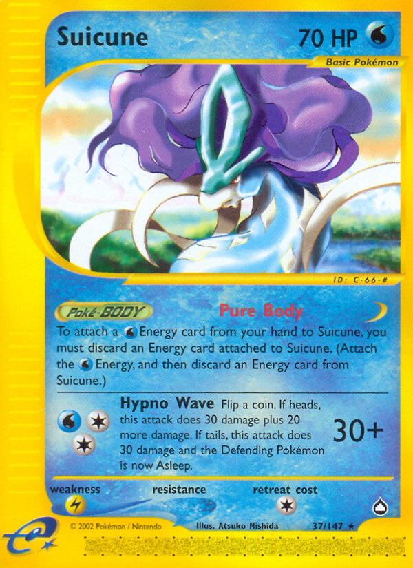 Suicune (37/147) [Aquapolis] | Amazing Games TCG