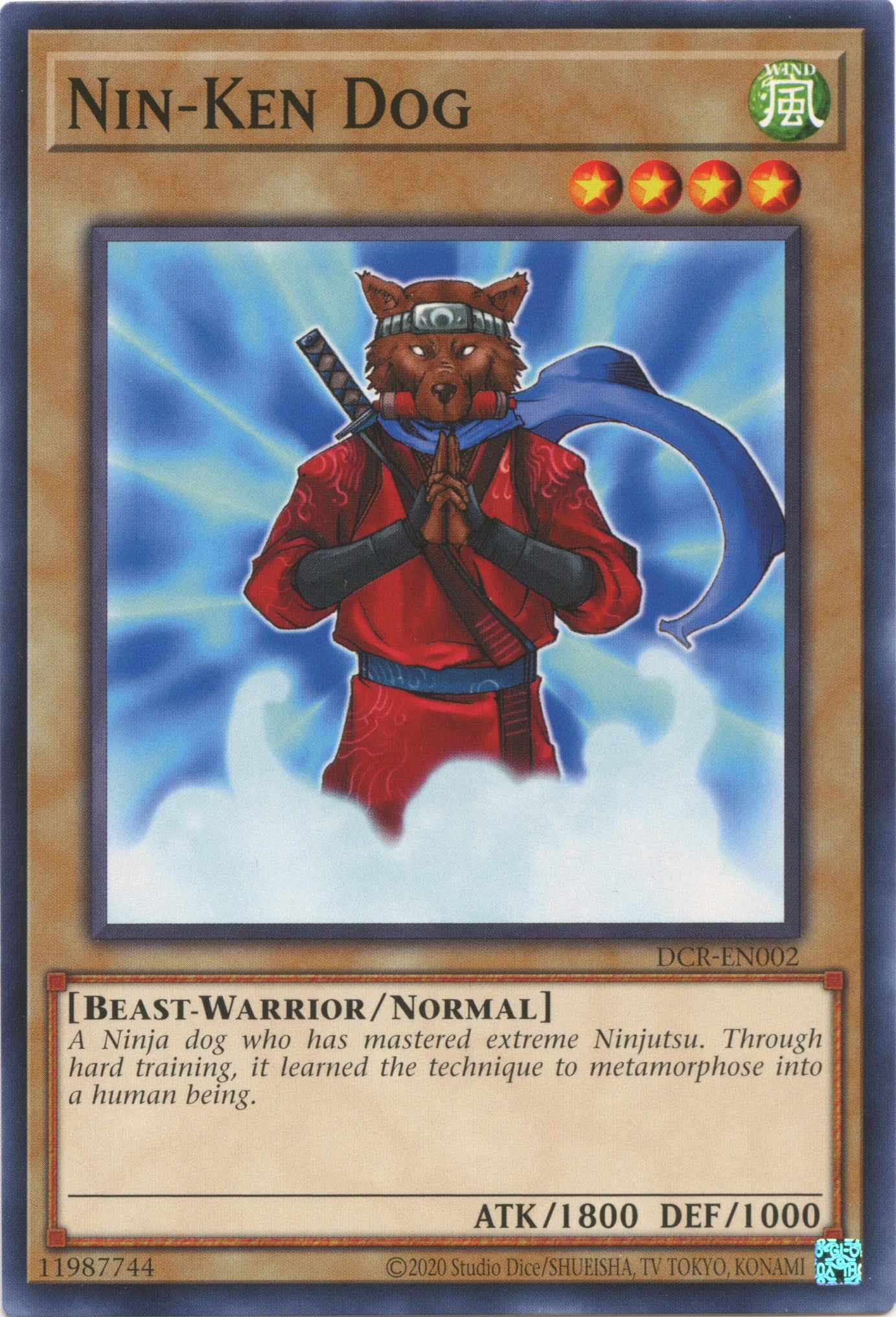 Nin-Ken Dog (25th Anniversary) [DCR-EN002] Common | Amazing Games TCG