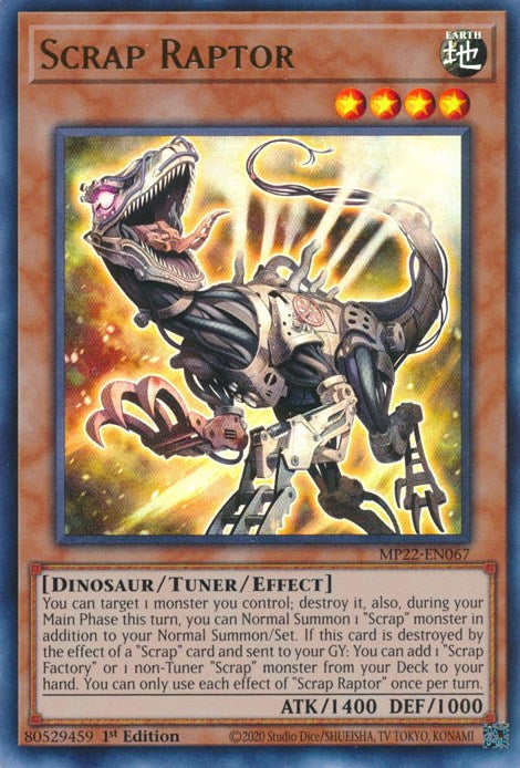 Scrap Raptor [MP22-EN067] Ultra Rare | Amazing Games TCG