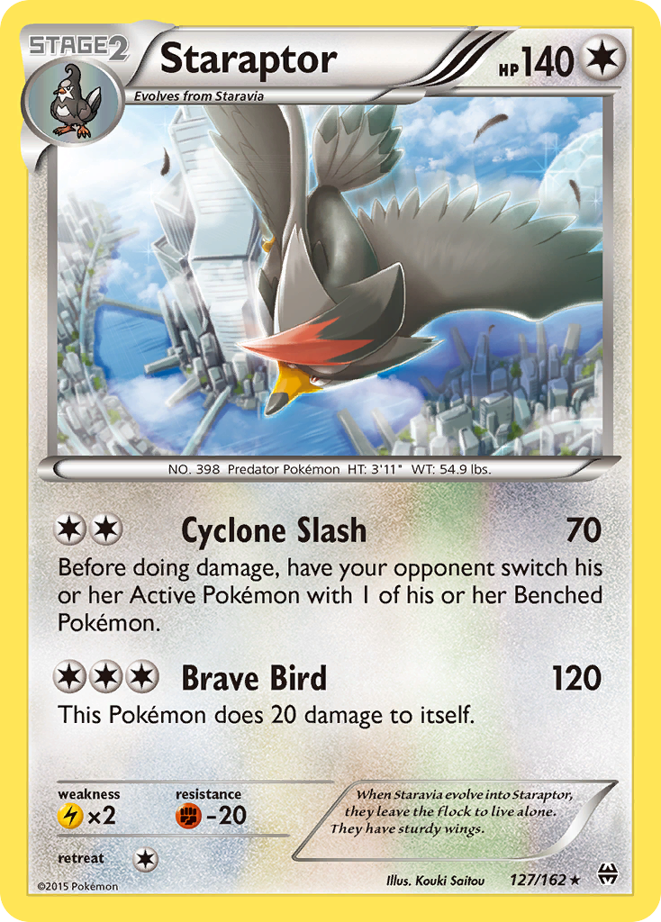 Staraptor (127/162) [XY: BREAKthrough] | Amazing Games TCG