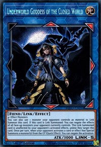 Underworld Goddess of the Closed World [BLVO-EN050] Secret Rare | Amazing Games TCG