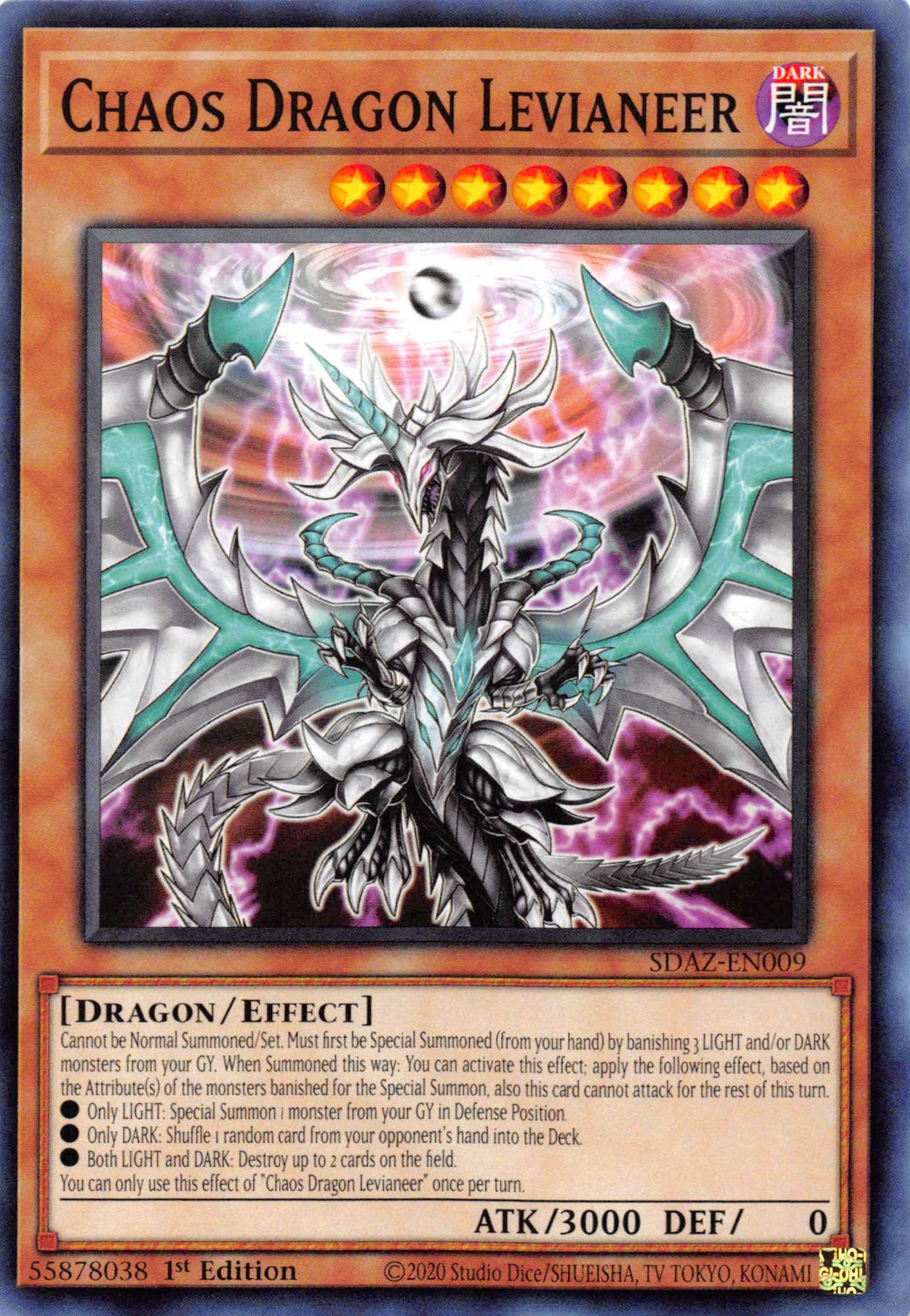 Chaos Dragon Levianeer [SDAZ-EN009] Common | Amazing Games TCG