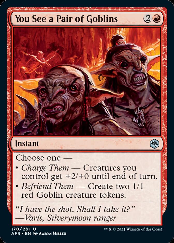 You See a Pair of Goblins [Dungeons & Dragons: Adventures in the Forgotten Realms] | Amazing Games TCG